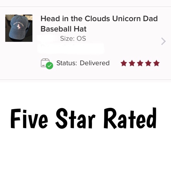 LAST! Head in the Clouds Unicorn Dad Baseball Hat - Picture 2 of 4